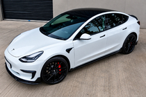 Tesla Model S 2012– Predný nárazníkový lip Lip Fast (pre 2021+) fotografia 4