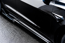 Tesla Model 3 2017– Turbo prahové nadstavce (pre 2024+) fotografia 1