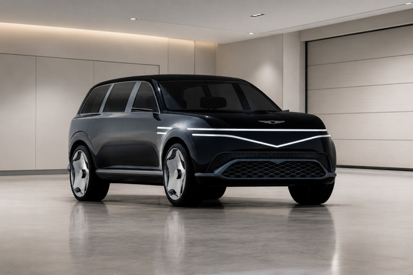 Nový Genesis GV90 prichytili pri testoch: dvere ako v Rolls-Royce