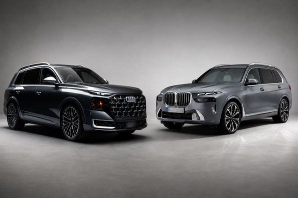 Nový Audi Q9 2027 vs. BMW X7 G07 Facelift: ktorý vlajkový SUV je lepší