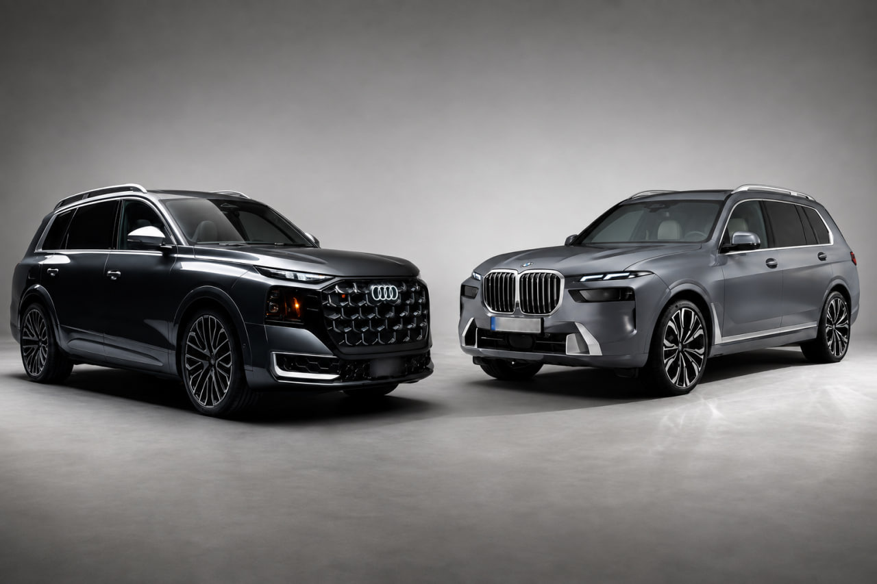 Nový Audi Q9 2027 vs. BMW X7 G07 Facelift: ktorý vlajkový SUV je lepší