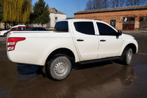 Fiat Fullback 2016– Bočné nášľapy Premium (2 ks, nerez) Black fotografia 1