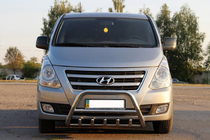 Hyundai H300, H1, Starex 2008–2020 Predný ochranný rám WT003-2 (nerez) fotografia 4
