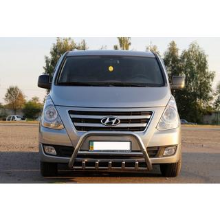 Predný ochranný rám WT003-2 (nerez) Hyundai H300, H1, Starex 2008–2020 fotografia 4