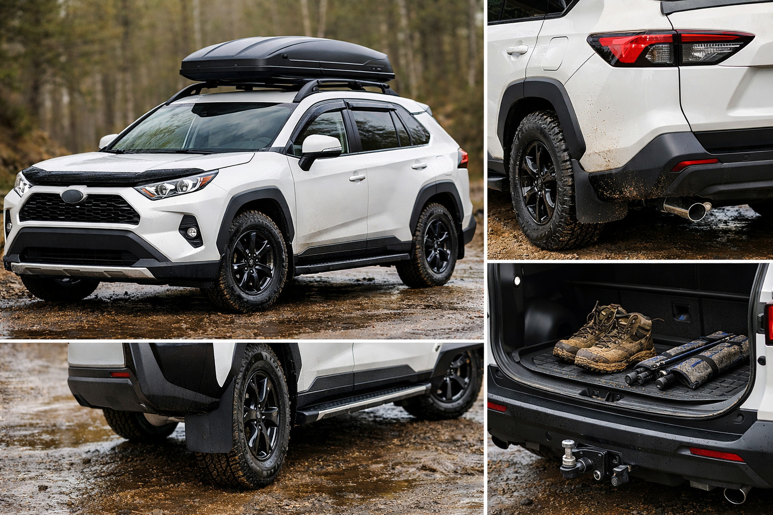 Praktický upgrade Toyota RAV4 2019+ do dažďa, blata aj na diaľnicu