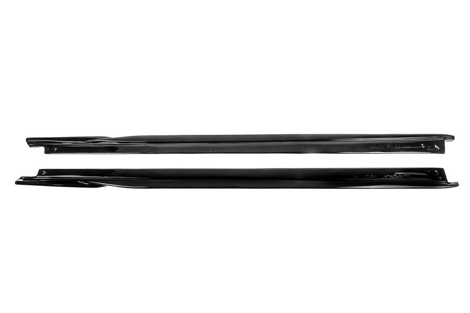 BMW rad 3 F30/F31 2012–2019 Výpredaj: kryty prahov DPT (pre Base prahy, čierny lesk) Image