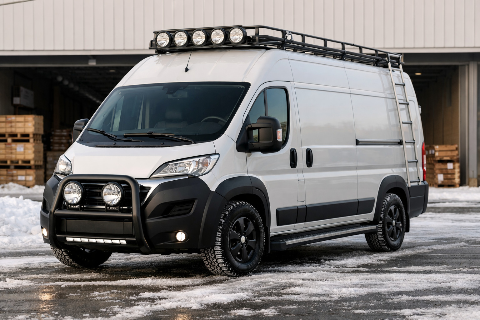 Základný upgrade Fiat Ducato 2014+ na prácu, zimu a veľké nájazdy
