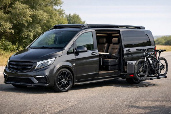 Štartovací upgrade Mercedes Vito/V-class W447 na prepravu osôb a diaľnicu