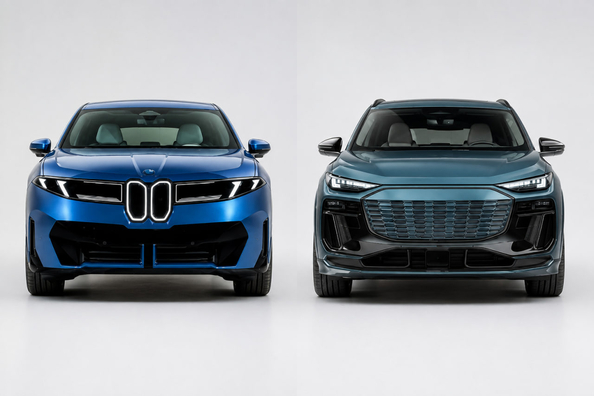 BMW iX3 2026 vs Audi Q6 e-tron 2027: porovnanie prémiových elektromobilov