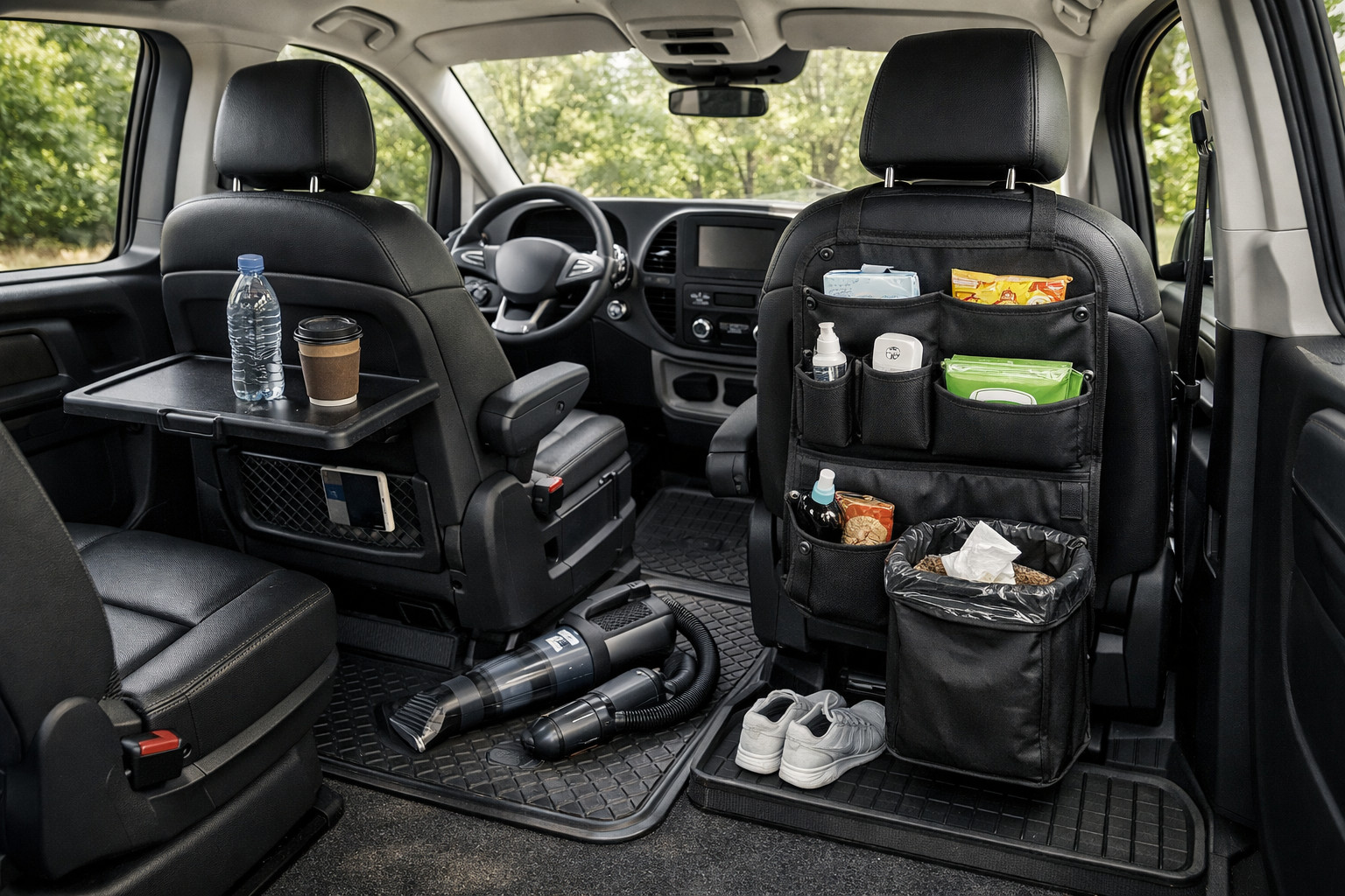 Základný upgrade pre Mercedes Vito/V-Class W447: čistý interiér v režime prepravy osôb