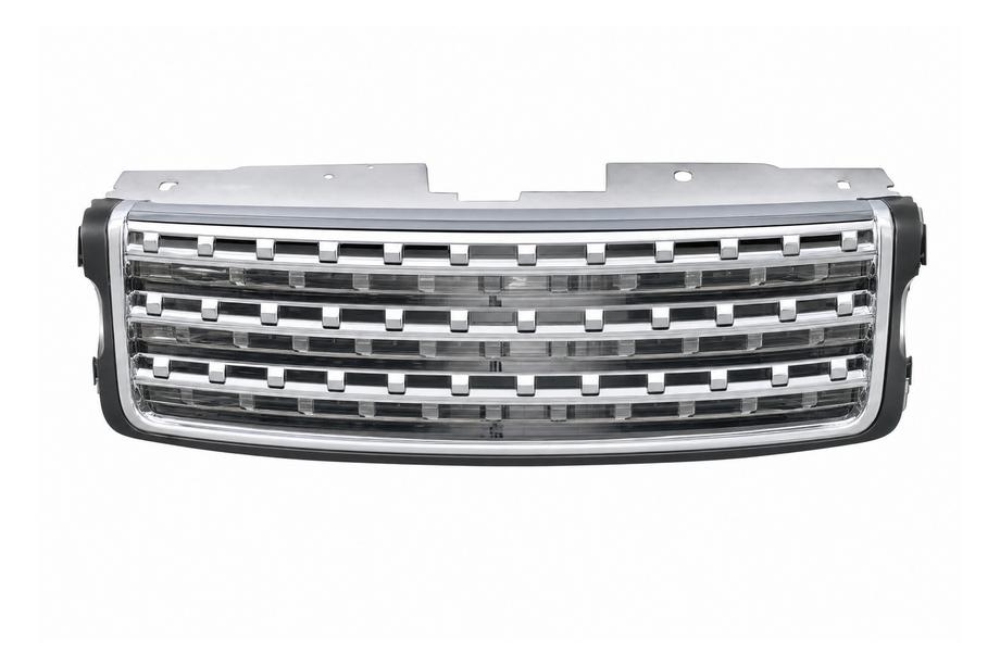 Range Rover IV L405 2013–2021 Sivá maska chladiča so striebornou mriežkou (2013) Image