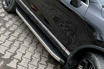 Volkswagen Touareg 2010–2018 Bočné nášľapy BlackLine (2 ks, hliník) fotografia 3