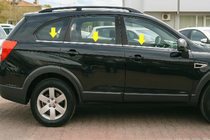 Chevrolet Captiva 2006–2019 Spodné okenné lišty (6 ks, nerez) fotografia 1