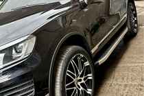 Volkswagen Touareg 2002–2010 Bočné nášľapy BlackLine (2 ks, hliník) fotografia 8