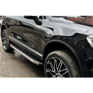 Bočné nášľapy BlackLine (2 ks, hliník) Volkswagen Touareg 2002–2010 fotografia 4
