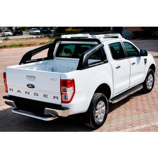 Bočné nášľapy BlackLine (2 ks, hliník) Ford Ranger 2011–2022 fotografia 1