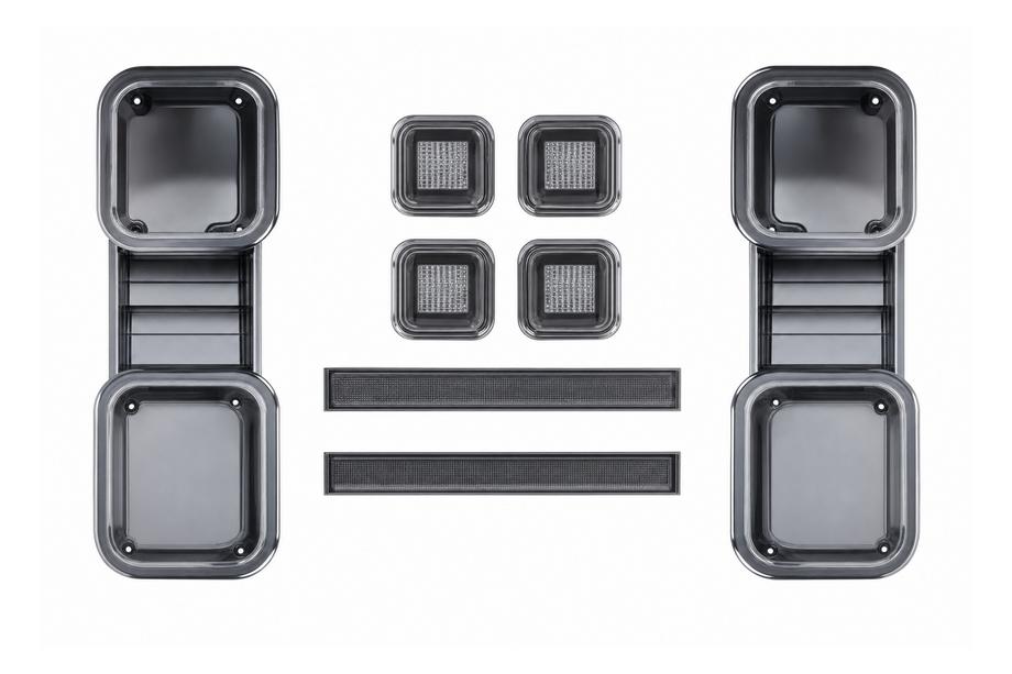 Land Rover Defender 2019– Dymové kryty zadných svetiel (sada 6 ks) Image