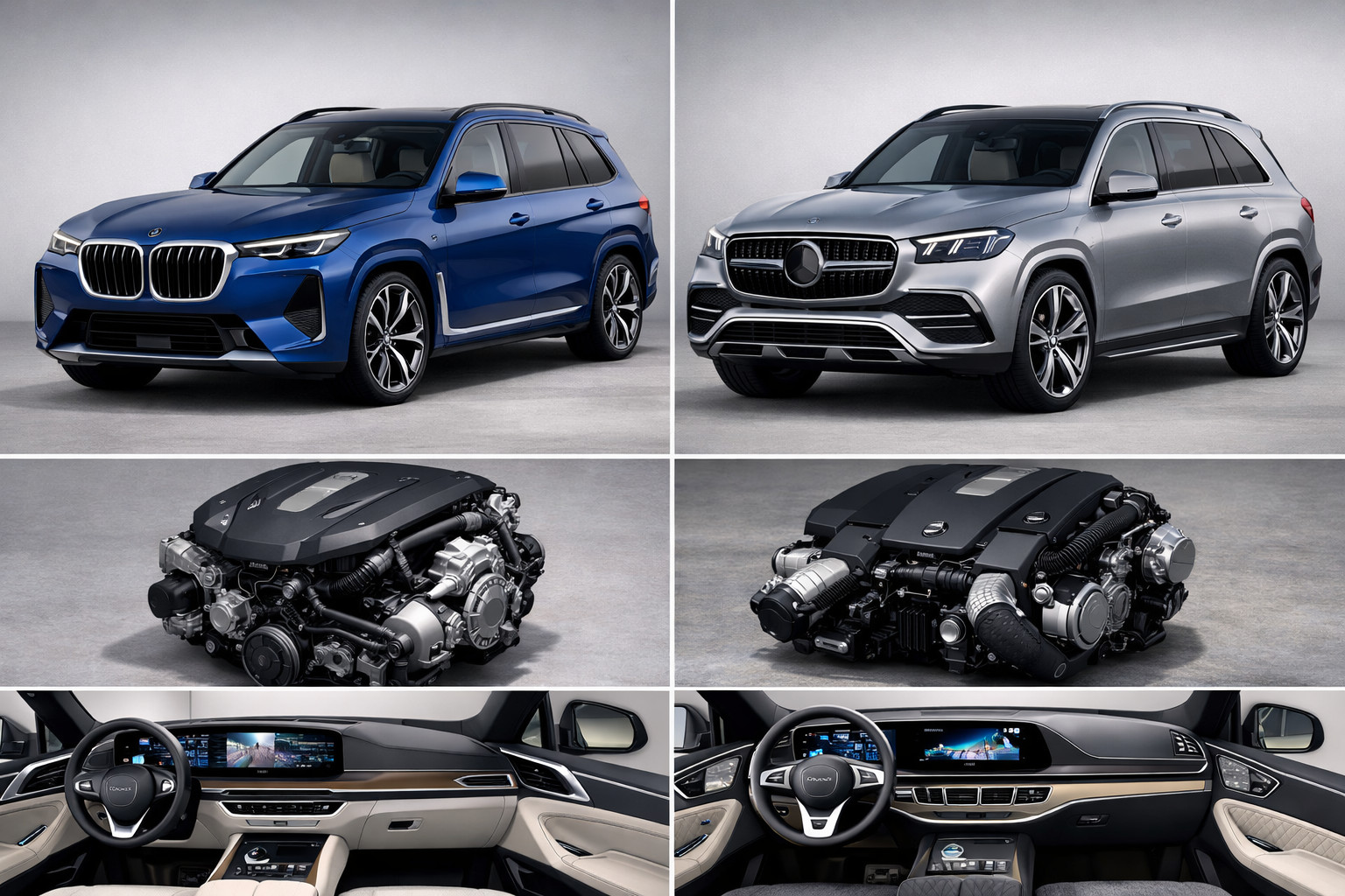 BMW X7 2027 vs Mercedes-Benz GLS 2027: cena, motory, interiér a čo je lepšie
