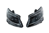 Mercedes Vito/V-trieda W447 2014– Predné svetlomety 2025 Design LED Black (pre Vito, sada 2 ks) fotografia 1