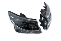 Mercedes Vito/V-trieda W447 2014– Predné svetlomety 2025 Design LED Black (pre Vito, sada 2 ks) fotografia 5
