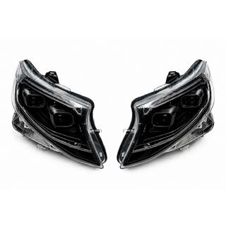 Predné svetlomety 2025 Design LED Black (pre Vito, sada 2 ks) Mercedes Vito/V-trieda W447 2014–
