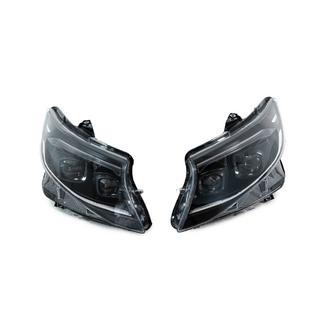 Predné svetlomety 2025 Design LED Black (pre Vito, sada 2 ks) Mercedes Vito/V-trieda W447 2014– fotografia 1