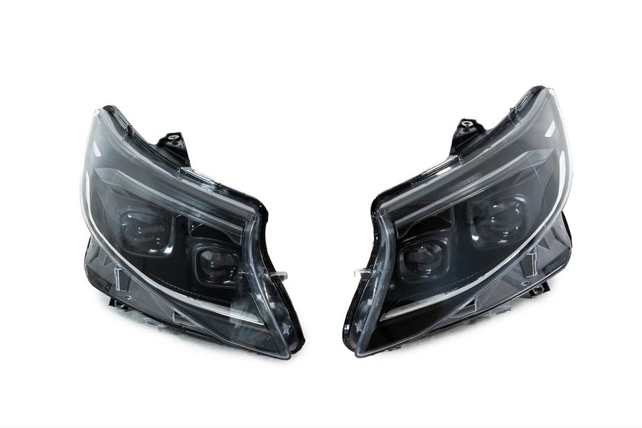 Mercedes Vito/V-trieda W447 2014– Predné svetlomety 2025 Design LED Black (pre Vito, sada 2 ks) Image