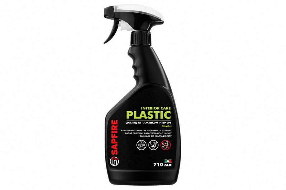 Čistič a leštenka na plasty 710 ml SAPFIRE Plastic Cleaner & Polish - citrón SONAX Image