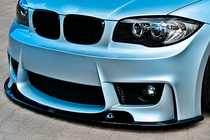 BMW 1 Series E81/E82/E87/E88 2004–2011 Predný lip spojler DPT (pre 1M E87, 2004-2008, čierny lesk) fotografia 1