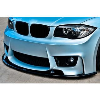 Predný lip spojler DPT (pre 1M E87, 2004-2008, čierny lesk) BMW 1 Series E81/E82/E87/E88 2004–2011 fotografia 1