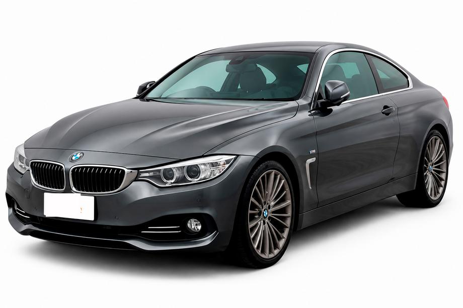 BMW 4 séria F32/F33/F36 2012–2020 Predný lip spoiler DPT (pre Base, čierny lesk) Fotografia 1