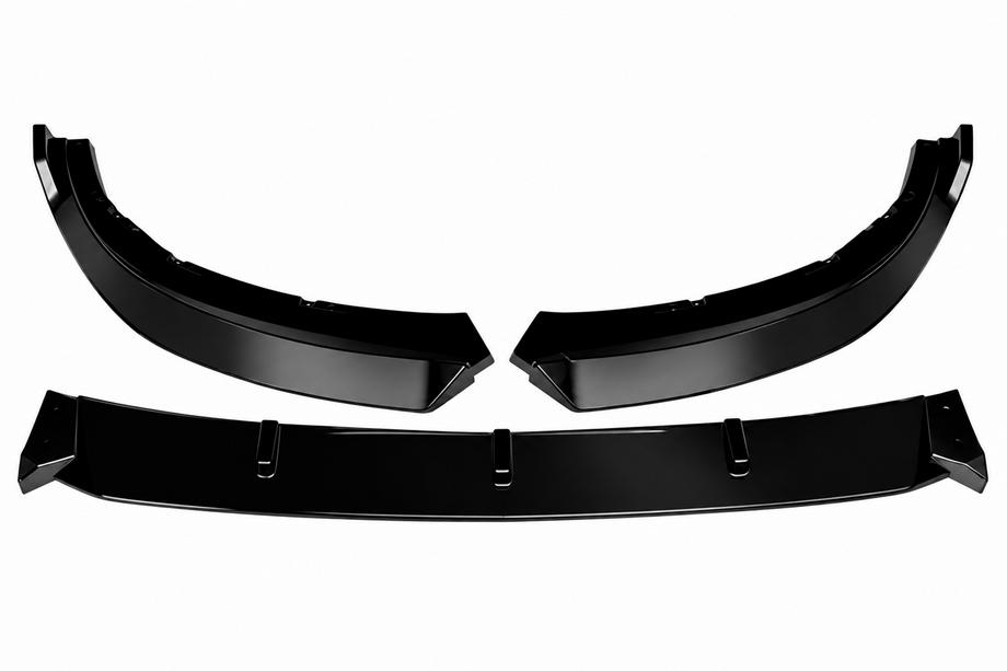 BMW 3. rad G20/G21 2018– Predný lip spojler DPT (Base, 2020-2022, lesklá čierna) Fotografia 2