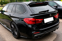 BMW 5. rad G30/G31 2017–2023 Spojler DPT (pre G31, čierny lesklý) fotografia 1