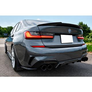 Zadné nadstavce FLAP DPT (pre G20, čierny lesk) BMW 3. rad G20/G21 2018– fotografia 1