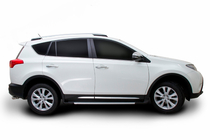 Toyota Rav 4 2013–2018 Bočné prahy OEM V4 Silver (2016-2018, 2 ks, hliník) fotografia 7