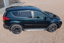 Toyota Rav 4 2013–2018 Bočné prahy OEM V4 Silver (2016-2018, 2 ks, hliník) fotografia 4