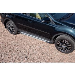Bočné prahy OEM V4 Silver (2016-2018, 2 ks, hliník) Toyota Rav 4 2013–2018 fotografia 1
