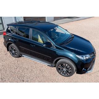 Bočné prahy OEM V4 Silver (2016-2018, 2 ks, hliník) Toyota Rav 4 2013–2018 fotografia 2