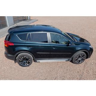 Bočné prahy OEM V4 Silver (2016-2018, 2 ks, hliník) Toyota Rav 4 2013–2018 fotografia 4