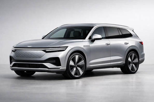 Nový Genesis GV90 2027: test elektrického rivala BMW X7 a Mercedes GLS
