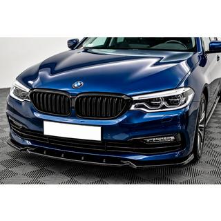 Predný lip spojler na nárazník DPT (pre Base 2017-2020, čierny lesk, vstrekovanie) BMW 5. rad G30/G31 2017–2023 fotografia 1