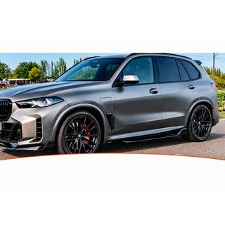 Nástavce prahov DPT (2023+, lesklá čierna) BMW X5 G05 2019–2026 fotografia 1
