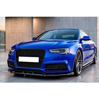 Predný lip spojler nárazníka Lip DPT V3 (2011-2015, čierny lesk) Audi A5 2007–2015 fotografia 1