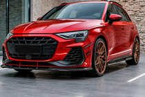 Audi A3 2020– Predný lip na nárazník Lip DPT V1 (pre RS3, 2024+, čierny lesk) fotografia 1