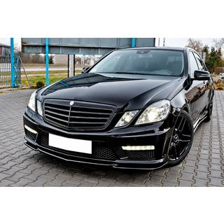 Predný lip spoiler DPT (pre E63 AMG, 2009-2012, čierny lesk) Mercedes E-class W212 2009–2016 fotografia 1