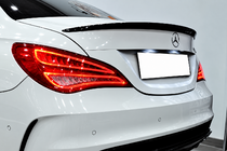 Mercedes CLA C117 2013–2019 Spojler DPT (lesklá čierna) fotografia 1