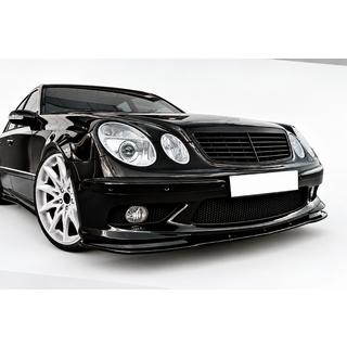 Predný lip spoiler DPT (pre AMG, 2002-2006, čierny lesk) Mercedes E-class W211 2002–2009