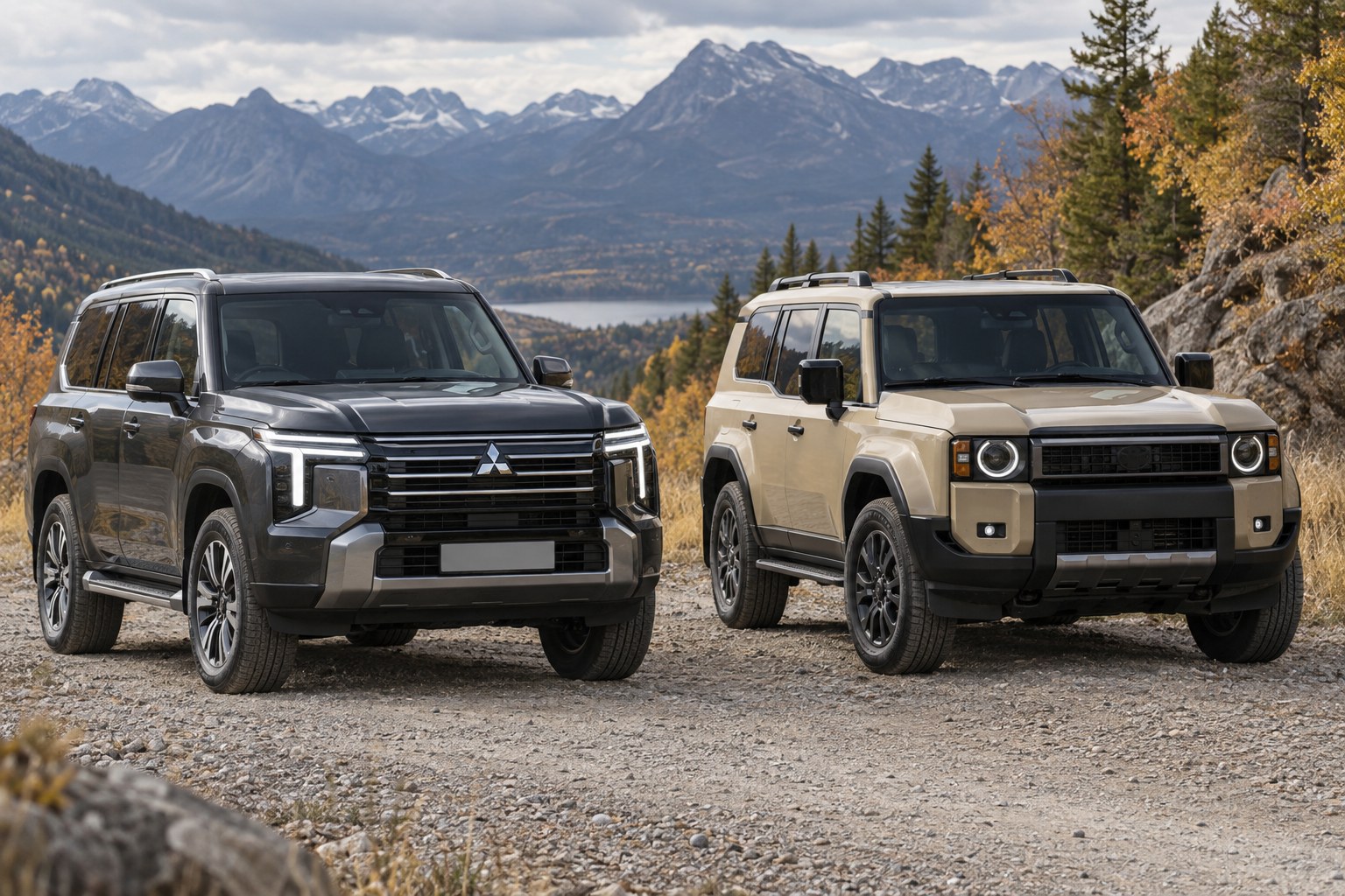 Mitsubishi Pajero 2027 vs Toyota Land Cruiser Prado 250: ktorý rámový off-road vybrať
