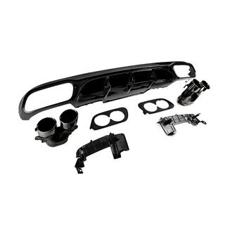 Zadný difúzor s koncovkami výfuku E53-Design Black (pre Base) Mercedes Trieda E W213 2016–2023 fotografia 3
