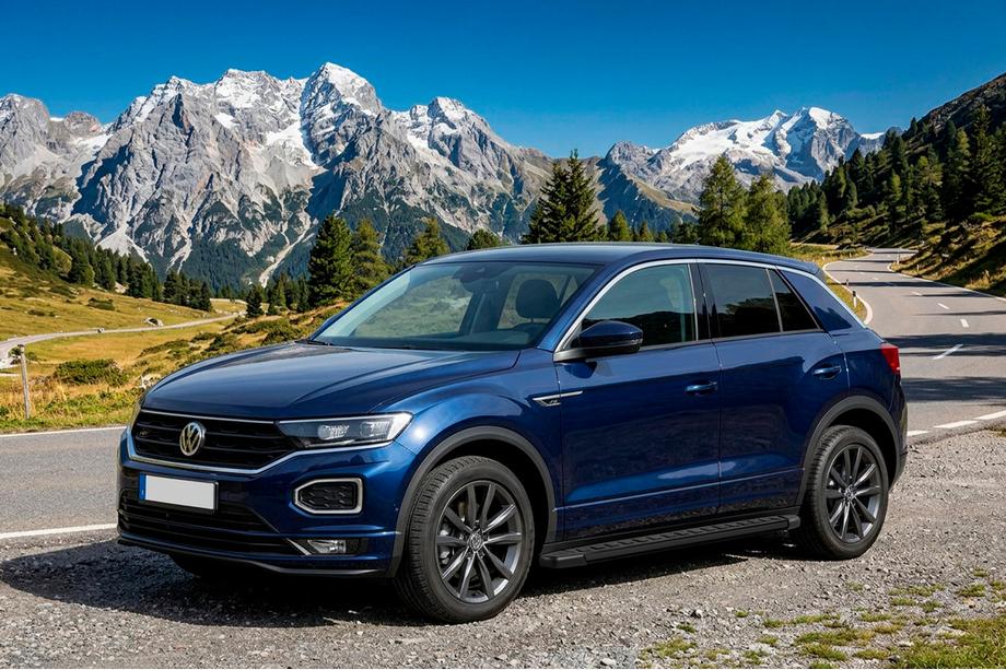 Volkswagen T-Roc 2017–2025 Bočné nášľapy Fullmond Black (2 ks, hliník) Image